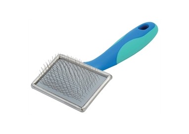 VIVOG SLICKERBORSTEL ZACHT BLAUW S